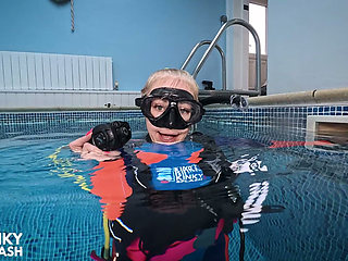 Scuba Retreat Day 2 - Sneaky Sparkly Plug Spotted by My Instructor
