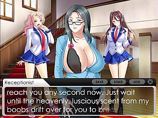 Big-boobed COUGAR attempts to tempt Aika. Smutty Lezzie Anime porn Vore Project