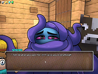 Hornycraft milking big boobs furry animation