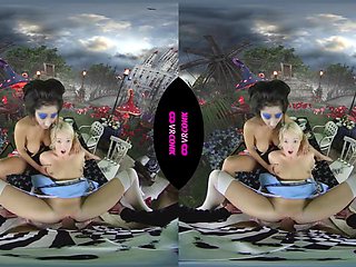 Fantastic Threesome With Alice In Wonderland With Alice Wonderland, Darce Lee And Lovita Fate