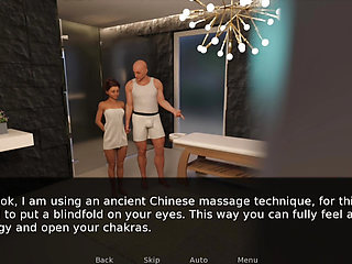 Hot Wife's Sensual Massage Ends in Steamy Blowjob at Parlor