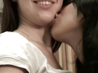 An Absolutely Mind Blowing Homemade Video with Two Lesbian Friends with Big and Small Tits