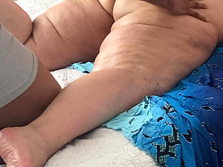 Hot Oil Milf Rub down Interracial Bareback sex