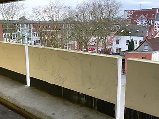 Cute Blonde Bitch Remote Controlled in Public!!