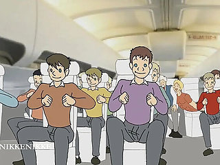 HENTAI SPERMJUNGLE Chapter 1: Big Tits Anime Girl Gets Fucked on a Private Plane
