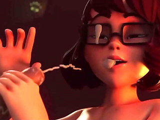 Uncensored Velma 3D Hentai Blowjob