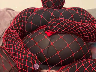 Fishnet Encased Orgasm