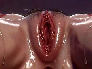 Extreme Close up Wet Tight Pussy - Dripping and Pulsing