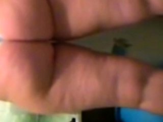 stepmom's muscular ass in a thong (voyeur)