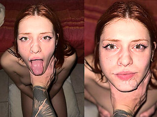 An Extreme Blowjob on a Big Cock-i Take It Deep in My Throat and He Cums All Over My Face