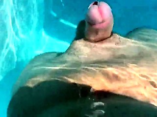 Swimming Pool Masturbation Hands Free Orgasm