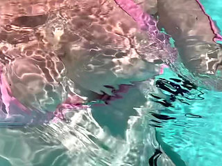 Artemisia Love sexy bikini fetish underwater wet top big boobs fetish