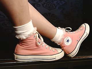 Pink All Stars Converse Sneakers