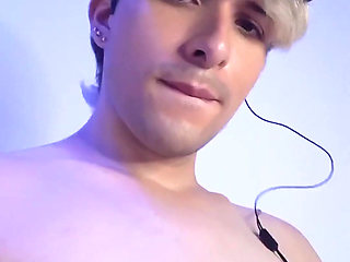 Hot Blonde Twink Gay Big Dick Jerking off