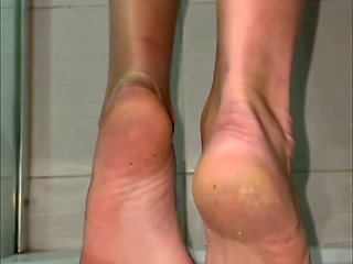 Shower Feet Tease Home Video
