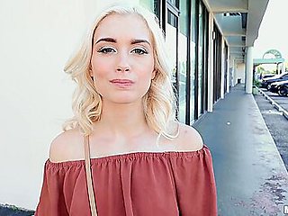 Anastasia Knight - Blonde Braceface Fucks