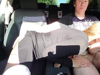 We Were Getting Home But I Couldnt Resist To Stop On The Closest Parking And Suck His Cock And Swallow Cum 17 Min