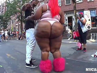 NYCandid 355 Spicee Cajun PLUMPER In Pinkish Leotard