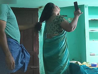 Tamil aunty was watching TV then I had hot sex with her