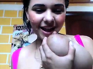 Big Tits Latina Webcam Show