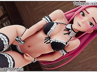 Kpop Demon Hunters - Mira Cosplay Coffee Maid Blow Job For Her Lord By Xxtoonfun