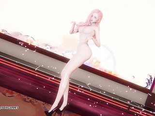 [mmd] Soojin - Agassy Seraphine Sexy Naked Dance League of Legends Uncensored Hentai