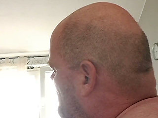 For Further Stretching, the Thick Dildo Still Has to Go Into the Slut Asshole