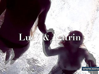 Underwater Show featuring Katrin's bikini sex