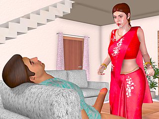 Pyasi Bhabi Indian 3D Porn Animation in Hindi - Devar Bhabi Sex