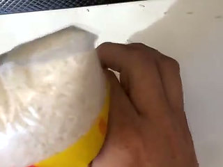 How he put my tits together at home !!
