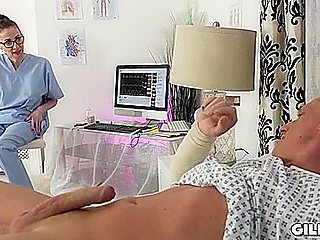 Scarlet Louise - Gilf Nurse Creampie Suprise