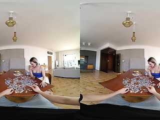 We Give Up on the Puzzle for a Creampie - Virtual Real Porn