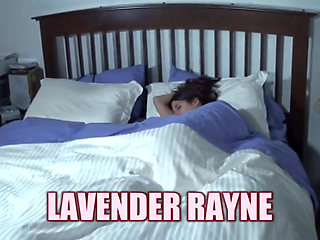Lavender Rayne masturbates in bed