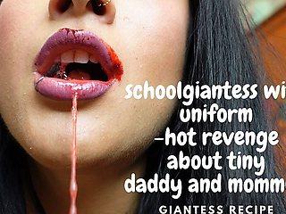 College Giantess in Uniform Devour Revenge