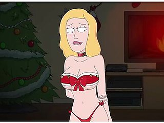 Car Toon And Rick Morty - Rick And Morty - A Way Back Home - Sex Scene Only - Part 62 Beth In Sexy Xmas Costume By Loveskysanx