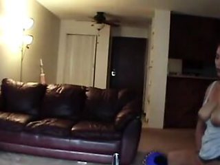 Big Tits Girlfriend fucked in a cozy room with a black guy
