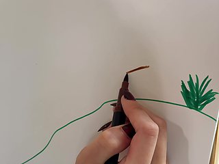 Petite Mia River Handjob, Footjob, Then Begs for My Big Dick Facial