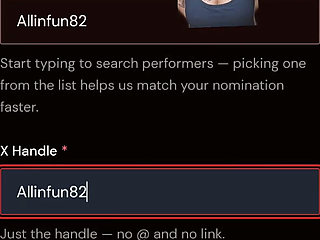 Help Me Get Nominated for Avns 2027