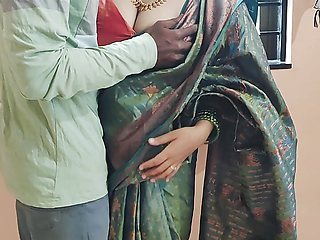 Indian Desi Step Mom big boobed caught my condom in my college pant and she punished me to sex with her  step mom