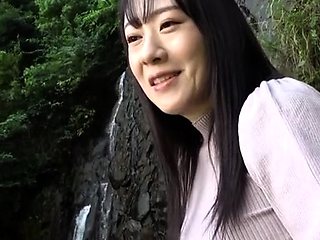 Solo eurobabe masturbating outdoors