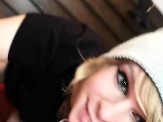 Cute amateur twink first time gay anal fuck in van