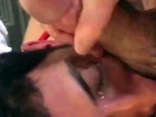 Daddy Feeds His Load to Hungry Twink Cumslut