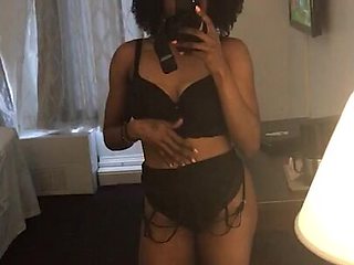 Sexy Ebony In A Hotel