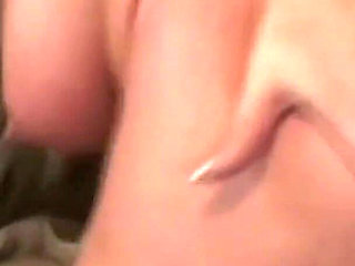 Discreetly Fingering Tiffany Taylor From Behind While She Is Busy Showering Him with a Blowjob.