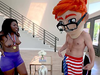 Game, Set, Squirt: Tessa's Topless Triumph in The Porn Dude's Casting Arena!