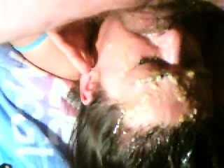hardcore amateur blowjob and cumshot on the face