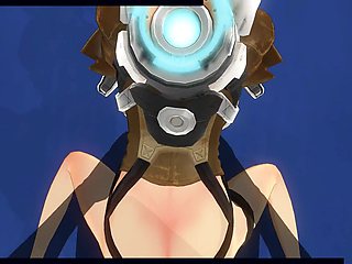 3D Hentai POV Overwatch Tracer Fucks You and Has Many Orgasms