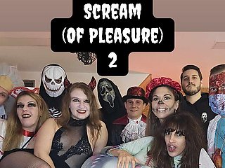 Big Halloween Orgy at 9 in a Creepy Bar (anal & Wet)