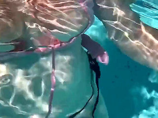 Artemisia Love Showing Her Perfect Big Tits Underwater and Outdoor