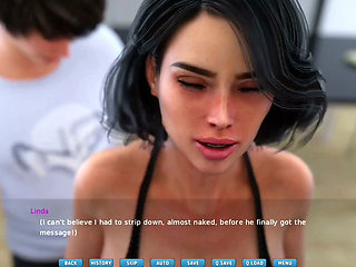 Big Boobs and Big Ass Beauty Gives Her Crush a Blowjob and Gets Face Fucked - Gameplay